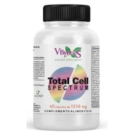 VBYOTICS Total Cell Spectrum 60 Cápsulas | Combate el Deterioro Celular Prematuro y el Estrés Oxidativo