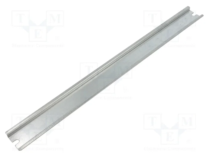 FIBOX Carril DIN TS35 de acero con recubrimiento de zinc 366mm x 35mm