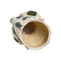DKD Home Decor Macetero de Resina Multicolor 21,5x20,5x26,5 cm