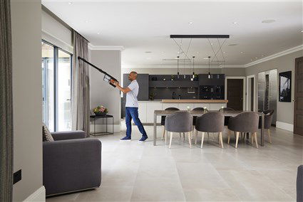 Shark Aspiradora sin Cable IZ300EU DuoClean + PowerFins 25.2V Litio