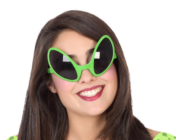 Gafas Ojos de Alien Verdes para Disfraces Espaciales Gafas Ojos de Alien Verdes para Disfraces Espaciales