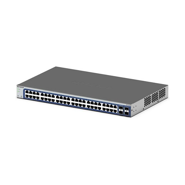 NETGEAR GS748Tv6 Switch Gigabit L2/L3/L4 Gestionado 48 Puertos RJ-45 10/100/1000 + 2 Combo SFP + 2 SFP, Desktop/Rack