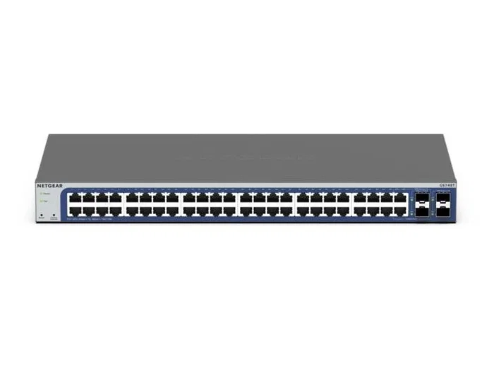 NETGEAR GS748T Switch Gestionado L2/L3/L4 con 48 Puertos Gigabit y 2 SFP NETGEAR GS748T Switch Gestionado L2/L3/L4 con 48 Puertos Gigabit y 2 SFP