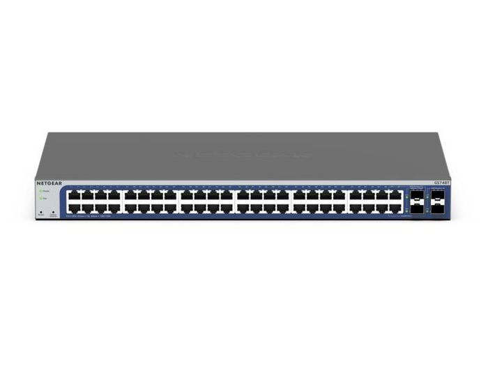 Netgear GS748T-600EUS Switch Gestionado 48x Gigabit Ethernet y 4x SFP