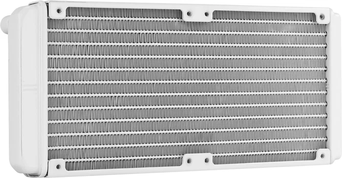 Aerocool Kit de Refrigeración Líquida CPU AIO Mirage L240 Infinity Mirror RGB Blanco - 240mm con 2 Ventiladores ARGB, Bomba Silenciosa, Compatible con Sockets Intel y AMD