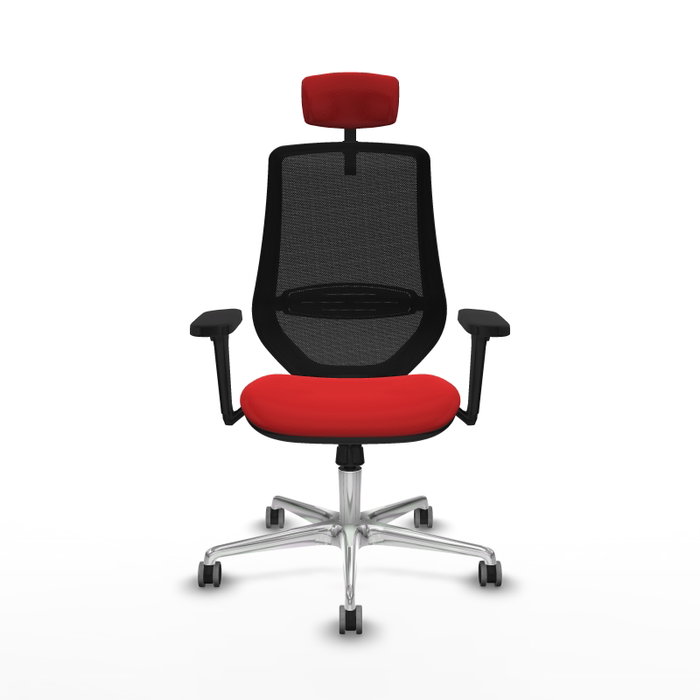 PIQUERAS Y CRESPO Silla de oficina Mardos con mecanismo Sincro Rojo y Negro PIQUERAS Y CRESPO Silla de oficina Mardos con mecanismo Sincro Rojo y Negro