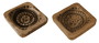 DKD Home Decor Bandeja Vaciabolsillos Mango Astros Marrón (Pack de 2) lifecycles