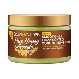 Creme Of Nature B01152 Crema PURE HONEY AVOCADO para Definir Rizos y Control Frizz 72h, Con Miel y Aguacate, 340 ml