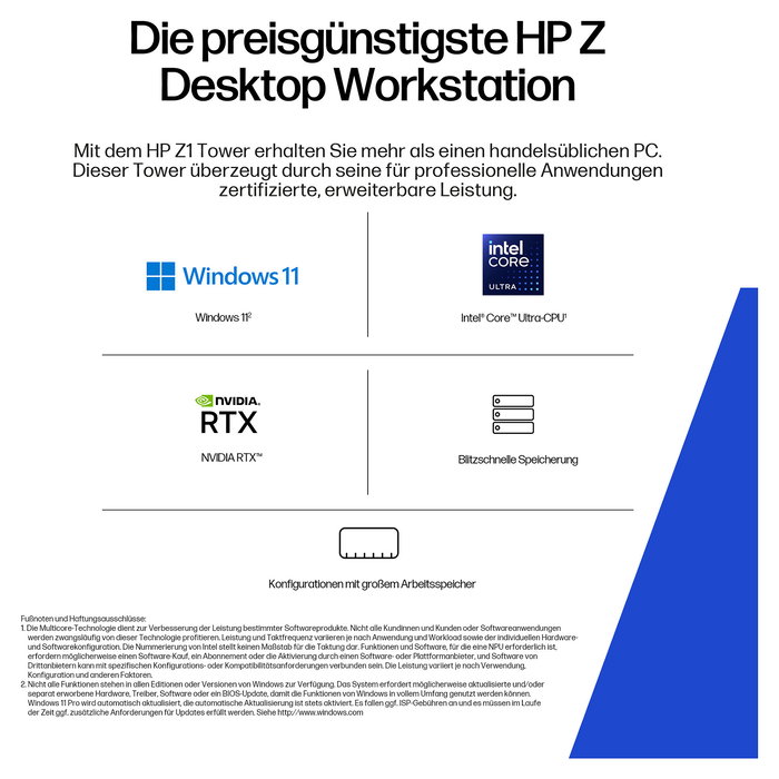 HP Z1 TWR G1i Ultra7 265 vPro 32GB RAM 1TB SSD W11p