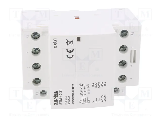 ZAMEL Contactor 4-polar STM 40A 230VAC