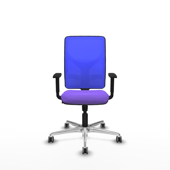 PIQUERAS Y CRESPO Silla de oficina Motilla con mecanismo Sincro, Lila y Azul PIQUERAS Y CRESPO Silla de oficina Motilla con mecanismo Sincro, Lila y Azul