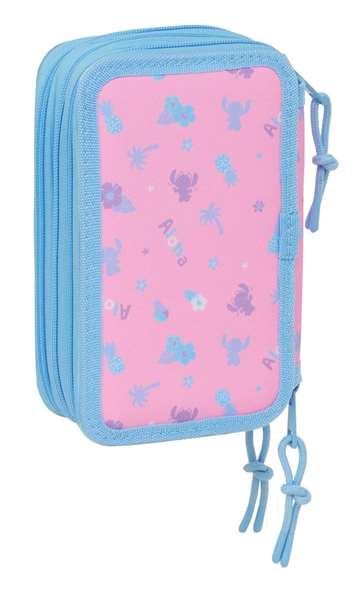Safta Plumier Triple 37 Pcs Stitch "Bright" 12.5x19.5x5.5cm Safta Plumier Triple 37 Pcs Stitch "Bright" 12.5x19.5x5.5cm
