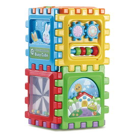 Leap Frog Cubo Multiformas Animales Y Colores 80-622839 V-Tech, Cubo de Juegos no Electrónico con 12 Actividades, Juguete Educativo para +12 Meses