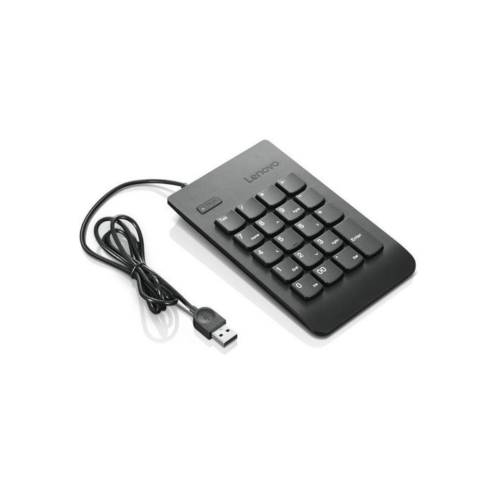 Lenovo Teclado Numérico USB Gen II, 1 metro, 200 g, 5V, 30mA, Negro