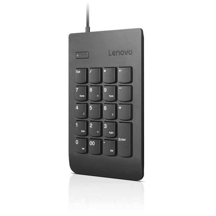 Lenovo Teclado Numérico USB Gen II, 1 metro, 200 g, 5V, 30mA, Negro