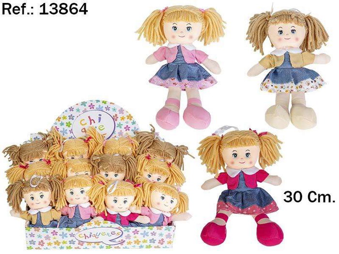 Beatriz Muñeca Martina 30cm - Disponible en 3 Colores