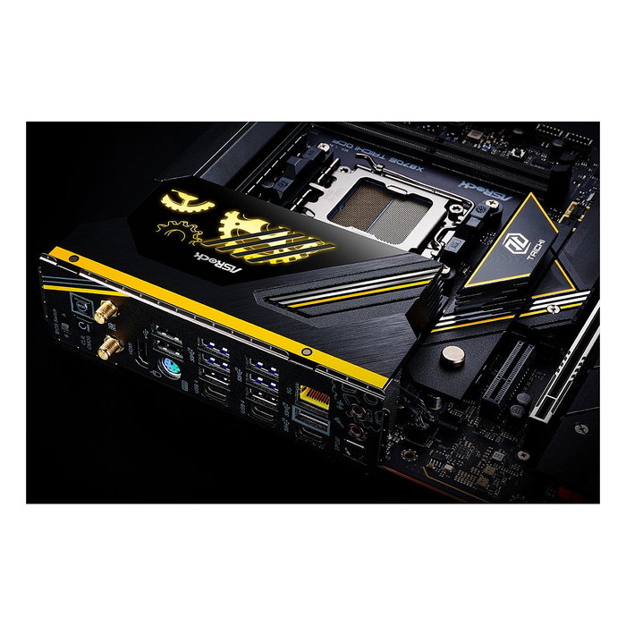 ASRock X870E Taichi, Placa Base ATX AMD AM5 para Ryzen 7000/8000/9000 Series, Chipset X870E, DDR5, Wi-Fi 7, Bluetooth 5.4, 5GbE, PCIe 5.0