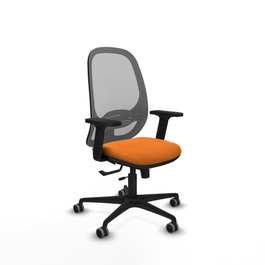 PIQUERAS Y CRESPO Silla de oficina Cilanco Naranja y Gris
