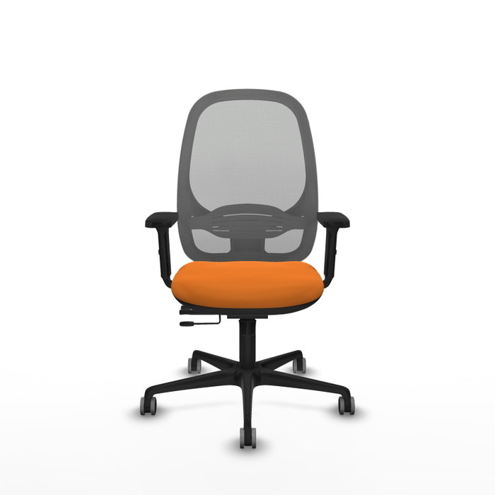 PIQUERAS Y CRESPO Silla de oficina Cilanco Naranja y Gris