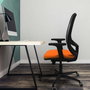 PIQUERAS Y CRESPO Silla de oficina Cilanco Naranja y Gris