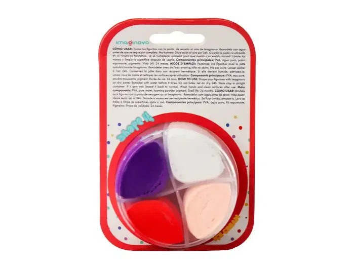 Imaginovo Set de Pasta para Modelar de Colores Surtidos con Instrucciones de Helado Imaginovo Set de Pasta para Modelar de Colores Surtidos con Instrucciones de Helado