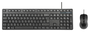 Targus Combo Teclado Español y Ratón con Cable Tamaño Normal Negro