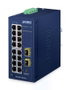 Planet IGS-4215-16T2S-U Switch Industrial Gestionado L2/L4 16 Puertos Gigabit + 2 SFP