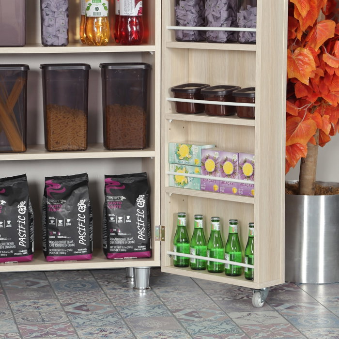 Hanah Home Guzzo Light Oak Armario Multiusos 80x180x42 cm