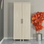 Hanah Home Guzzo Light Oak Armario Multiusos 80x180x42 cm
