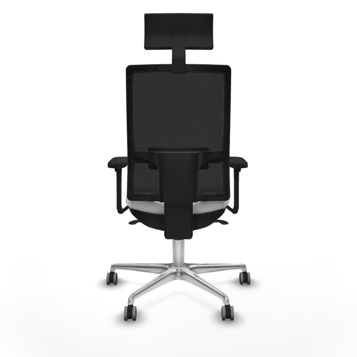 PIQUERAS Y CRESPO Silla de oficina Horna con mecanismo Sincro, Blanco y Negro PIQUERAS Y CRESPO Silla de oficina Horna con mecanismo Sincro, Blanco y Negro