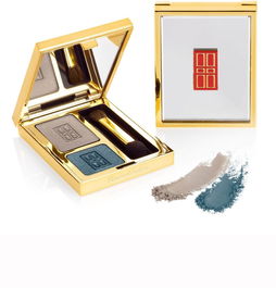 Beautiful Color Duo, Sombra de ojos en polvo, 06, Verde azulado brumoso, 2 tonos, 3 g