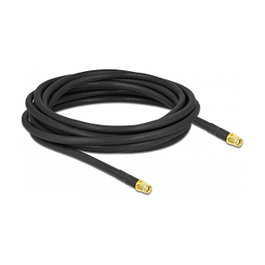 DeLOCK Cable de antena coaxial RP-SMA macho a RP-SMA macho LMR/CFD300 5 m