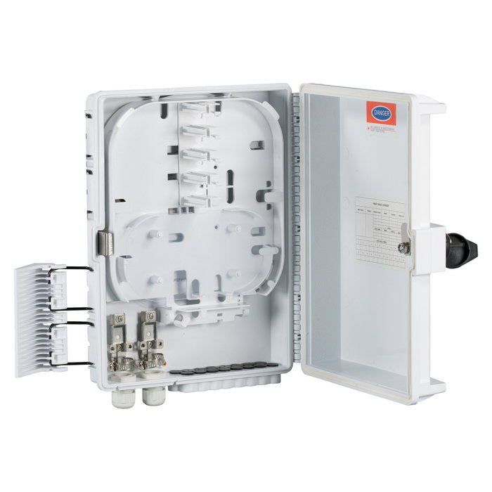 EFB Elektronik FTTH-BOX-OUT-1 Caja de conexiones IP65 para 16 fibras EFB Elektronik FTTH-BOX-OUT-1 Caja de conexiones IP65 para 16 fibras