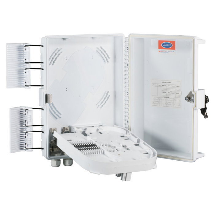 EFB Elektronik FTTH-BOX-OUT-1 Caja de conexiones IP65 para 16 fibras EFB Elektronik FTTH-BOX-OUT-1 Caja de conexiones IP65 para 16 fibras