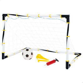 CB Toys Set de Fútbol Sport Football con Portería Plegable, Balón e Hinchador