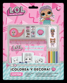 MILKIDS ¡Colorea y decora! L.O.L. Surprise!