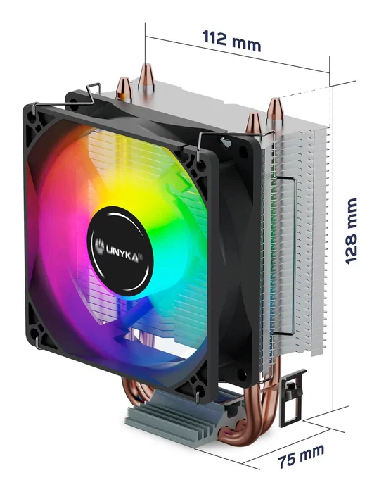 Unykach UNYCOOL H20 ARGB Gris
