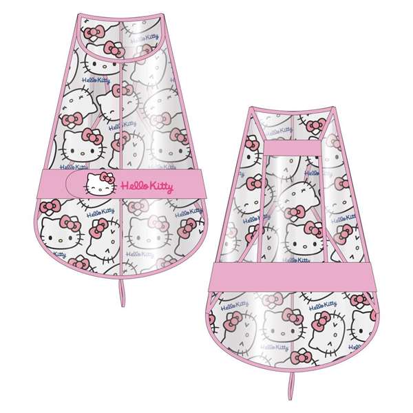 Hello Kitty Impermeable Ajustable para Perro Talla L