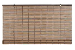 DKD Home Decor Estor Enrollable de Bambú Natural para Puerta 120x230 cm