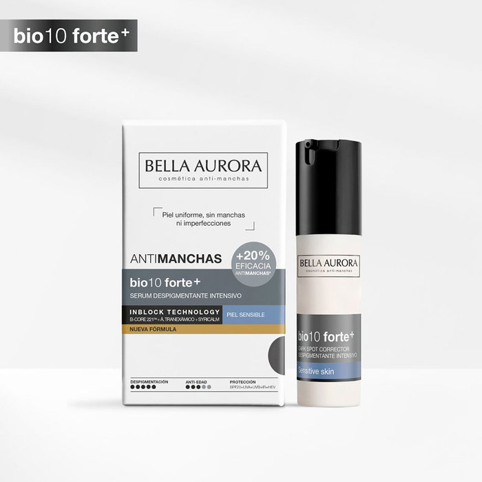 Bella Aurora BIO10 FORTE+ Sérum Despigmentante Piel Sensible 30 ml Bella Aurora BIO10 FORTE+ Sérum Despigmentante Piel Sensible 30 ml