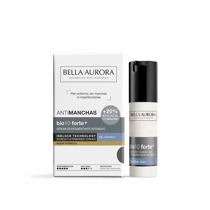 Bella Aurora BIO10 FORTE+ Sérum Despigmentante Piel Sensible 30 ml Bella Aurora BIO10 FORTE+ Sérum Despigmentante Piel Sensible 30 ml