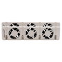 Realpower HL-2 Set de 2 ventiladores eléctricos blancos