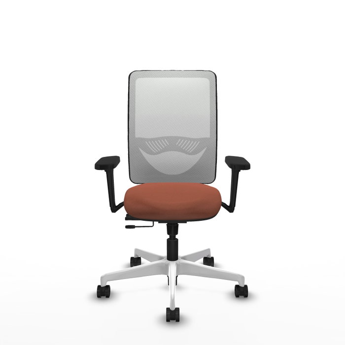 PIQUERAS Y CRESPO Silla de oficina Zulema con mecanismo Sincro/Traslack, Marrón y Blanco PIQUERAS Y CRESPO Silla de oficina Zulema con mecanismo Sincro/Traslack, Marrón y Blanco
