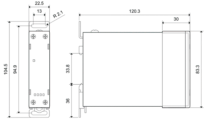 FINDER Relé de semiconductor monofásico 15A 19-305VAC FINDER Relé de semiconductor monofásico 15A 19-305VAC