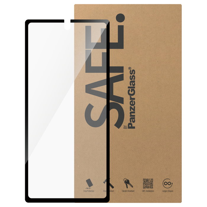 PanzerGlass SAFE Protector de Pantalla Google Pixel 7a, Ultra-Wide Fit, Resistente a Rayones y Golpes, Aplicación en Seco, Kit Incluye Paño, Pack de 50 Unidades