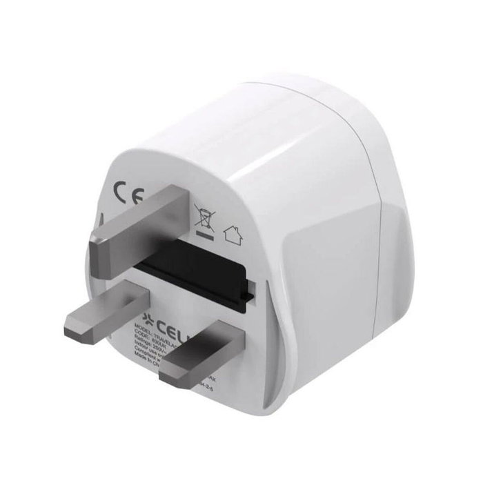 CELLY Adaptador universal para viaje UK