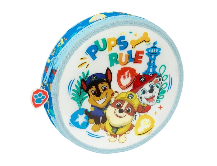 Safta Estuche Redondo Paw Patrol Pups Rule 18 piezas