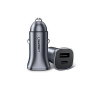 Ugreen Cargador de Coche 24W con USB-C y USB-A Gris 30780