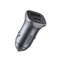 Ugreen Cargador de Coche 24W con USB-C y USB-A Gris 30780