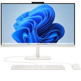 HP OmniStudio 27-CV0006NS AIO PC, 27" FHD, Procesador AMD Ryzen 5 40, 16GB RAM LPDDR5, 1TB SSD NVMe, Gráficos AMD Radeon, Windows 11 Home, Color Blanco Algodón